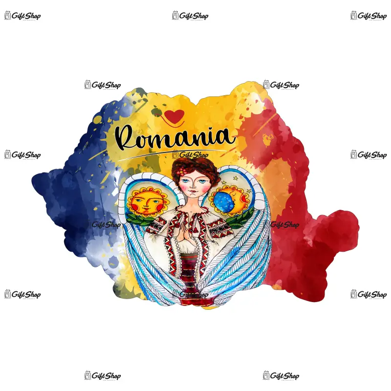 Mgs023-magnet frigider-harta romania